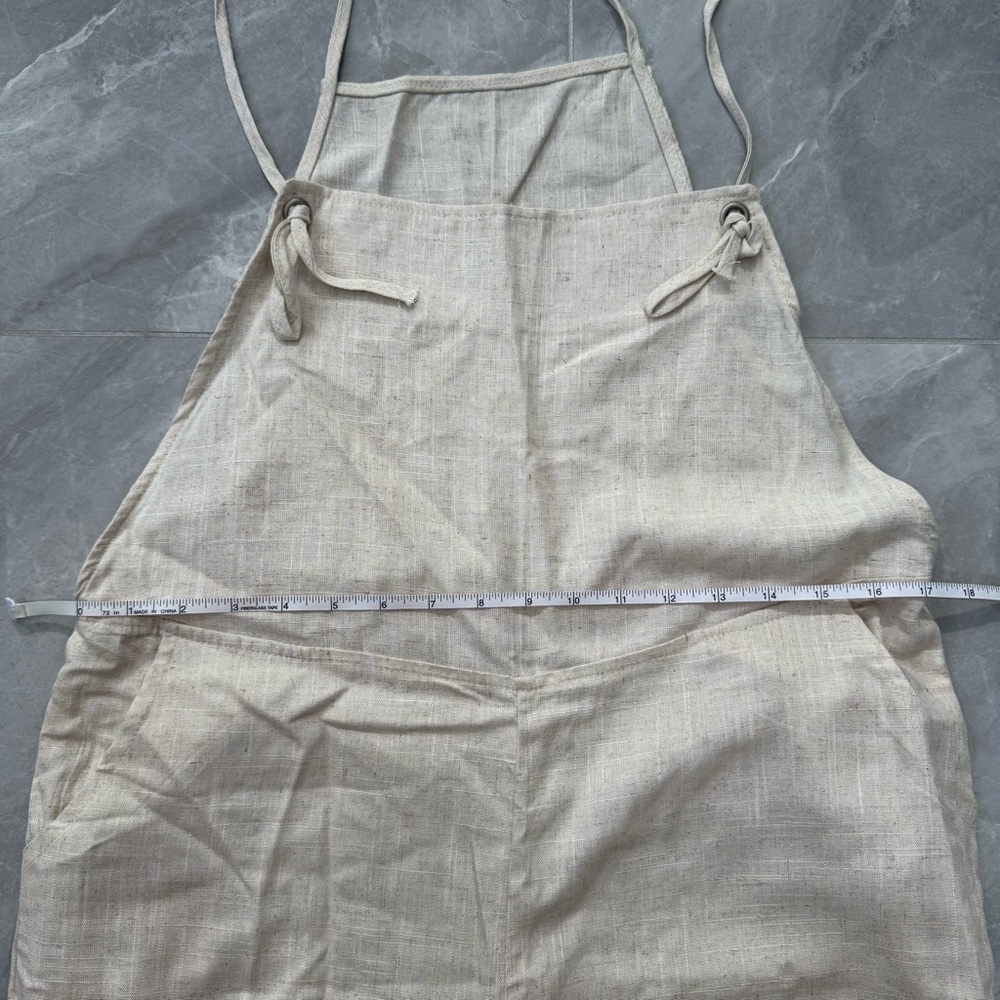 Women’s HYFVE Linen Blend Spaghetti Strap Sleeveless Jumpsuit Pants Size Small - Picture 13 of 15